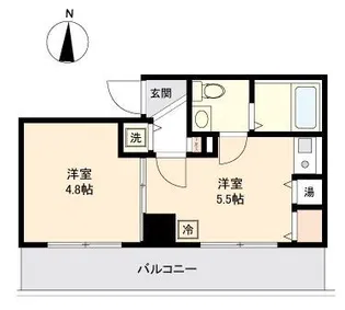 アーバンフラッツ新栄【5階】の間取り