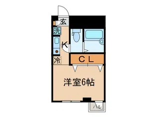 ミレ-ニア蒲田の間取り
