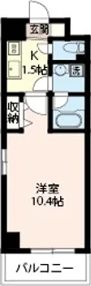 エスティメゾン秋葉原【8階】の間取り