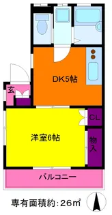 ライフポート21【2階】の間取り