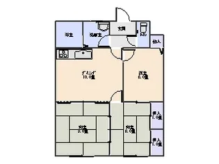 八百真マンション小島【3階】の間取り