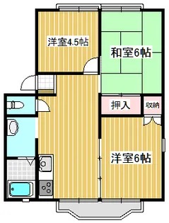 パナサンライズ【1階】の間取り