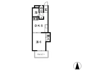 美和ハイツ【3階】の間取り