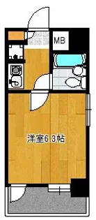 朝日プラザ博多Vターミナルスクエア【5階】の間取り