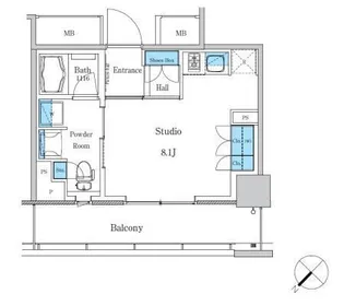 東京都北区滝野川6【マンション】の間取り