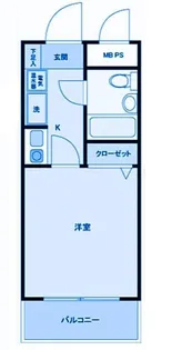 クリオ愛甲石田壱番館【5階】の間取り