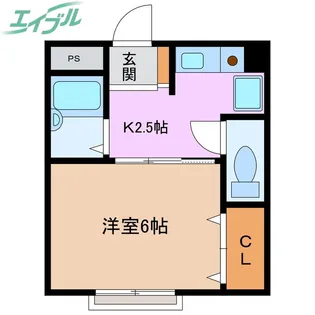 タウニ-21【1階】の間取り