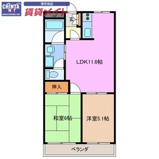 Sunrise21【3階】の間取り