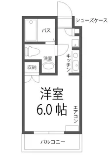シャインブライト北方【1階】の間取り