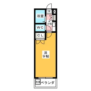 サニーサイド林【1階】の間取り