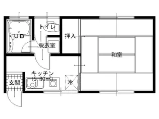 シャルル【2階】の間取り