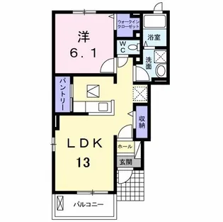 ハーバー G【1階】の間取り