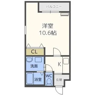 フジパレス イーレ【3階】の間取り