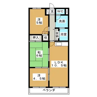 STONE HILL【2階】の間取り