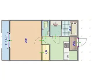 プレズント・コーポII【1階】の間取り