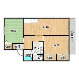 セジュール神田【2階】の間取り
