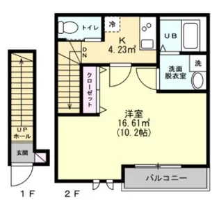 リヴァンス北綾瀬【2階】の間取り
