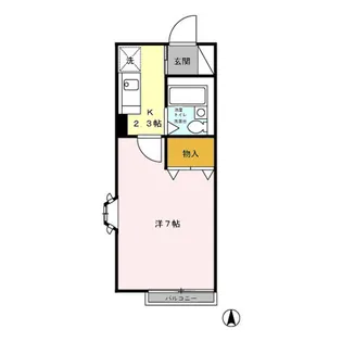 エントピア新秋津 AB【1階】の間取り