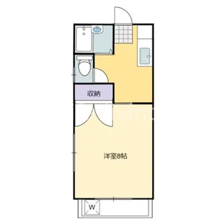 松本ハイツ【2階】の間取り