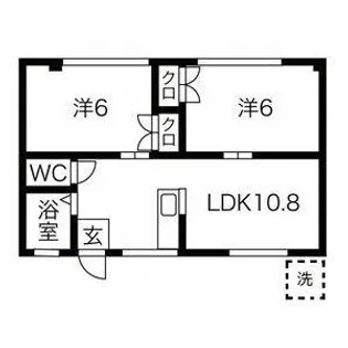 愛知県日進市浅田町上ノ山【アパート】の間取り