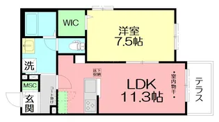 Maison de espoir【1階】の間取り