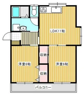 静岡県浜松市中央区西伝寺町【アパート】の間取り