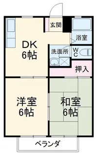 MISAKIハイツ【2階】の間取り