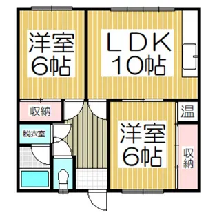 サニークレスト近井II【1階】の間取り