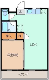 サンライフスズキPartII【2階】の間取り