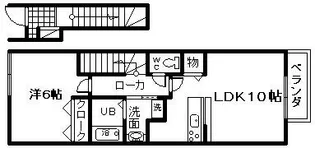 大阪府岸和田市池尻町【アパート】の間取り