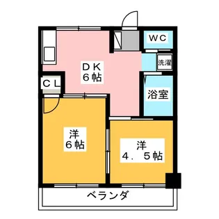 第五菊屋ビル【2階】の間取り