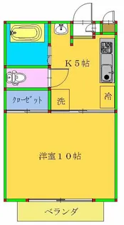 レジデンスカムリ【2階】の間取り