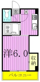 ロマネ北柏【4階】の間取り