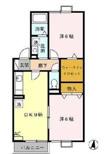 Plaire D【2階】の間取り