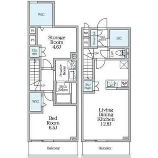 ルフォンリヴェント杉並永福の間取り