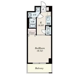 フローラル堀木 ☆賃料下がりました☆【7階】の間取り