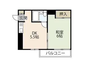 ダイアパレス土橋【8階】の間取り