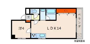 サニーコート諏訪【5階】の間取り