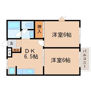 ラ・ネージュ【2階】の間取り