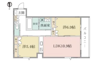 (シニア限定)ヘーベルヴィレッジ練馬平和台~オカバ練馬平和台ヘーベルV【3階】の間取り