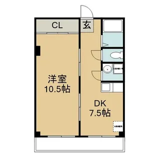 メゾン三幸【5階】の間取り