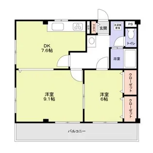 ビレッジヒル上大崎【3階】の間取り