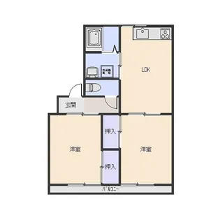 コンフレールみやこ【3階】の間取り