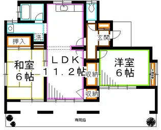福田宅【1階】の間取り