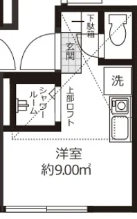 東京都豊島区東池袋5【アパート】の間取り