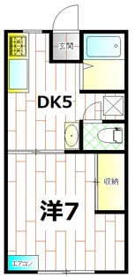 レオンハイツ【1階】の間取り