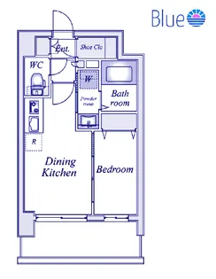 エスティメゾン川崎ウエスト【4階】の間取り