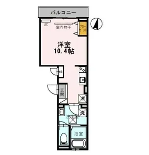 大阪府泉佐野市中町1【アパート】の間取り