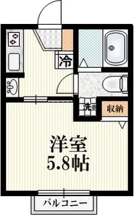 シティハイム清雅タチカワ【2階】の間取り