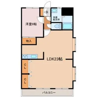 ユーミー港南台壱番館【1階】の間取り